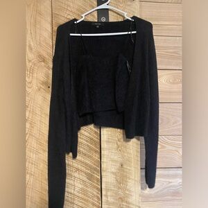 Sweater and crop top